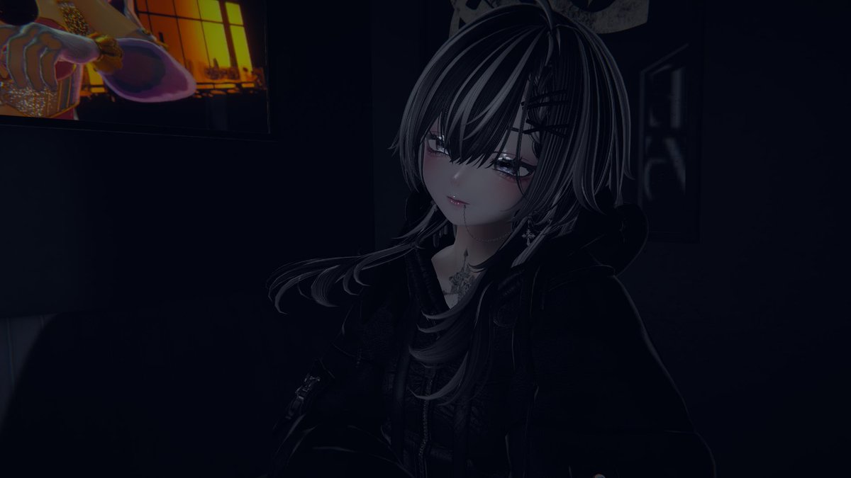 LvReflem's tweet image. 謎解き全然わからなくてｽﾝってしてる時のれふ
#VRChat