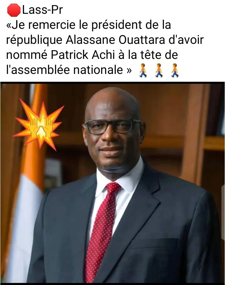 Dites vous ce type il est député de Korhogo.😂