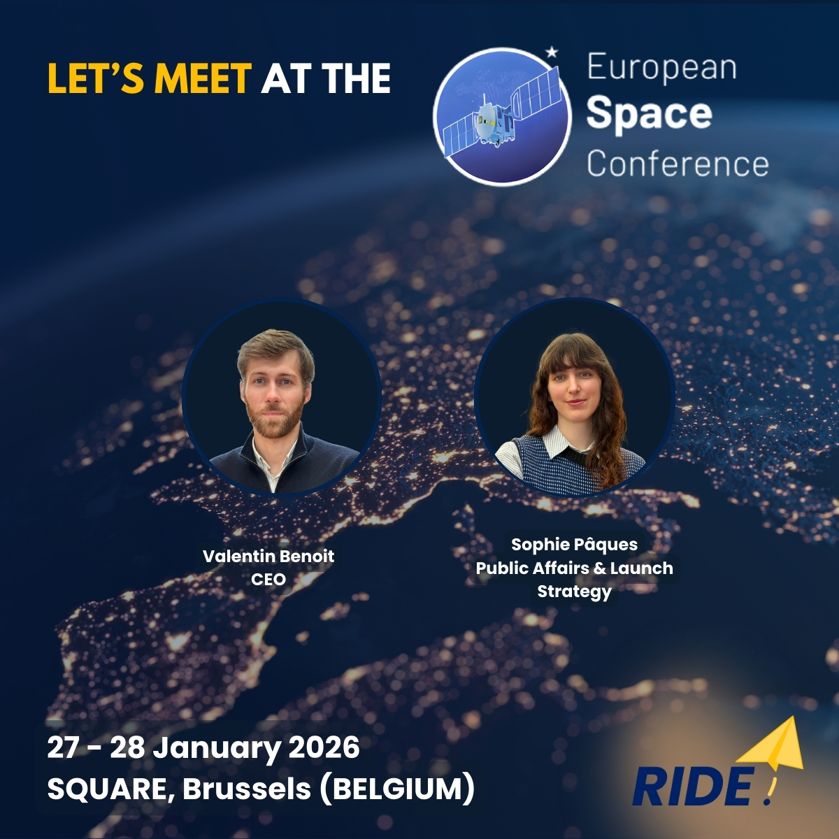 RIDE! space tweet media