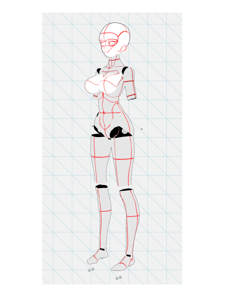 脚＋胴体＋頭＋胸（二種） セットモデルを配布します。 ※通常配布期間