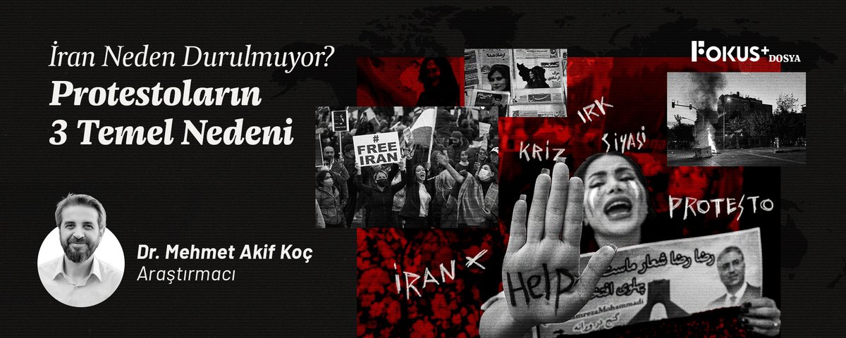 Bugünkü <a href="/fokusplusnet/">Fokus+</a> yazım✍️

fokusplus.com/orta-dogu/iran…

İran'daki kitlesel gösteriler ve protestoların üç temel nedenini yazdım:

-kriz üreten iç siyasi şartlar ve yapısal sorunlar

-yarılmış sosyoloji ve birleştirici faktörlerin yara alması

-konjonktürel krizler ve ABD/İsrail