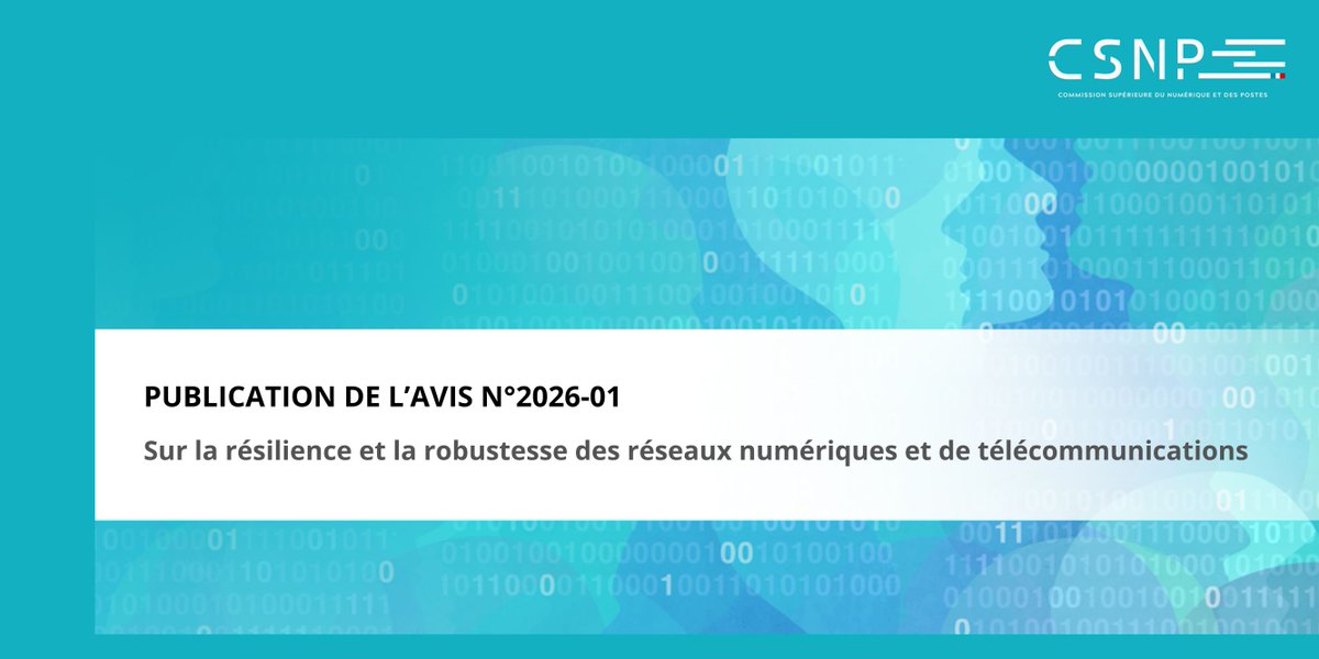 Commission Supérieure du Numérique et des Postes tweet media