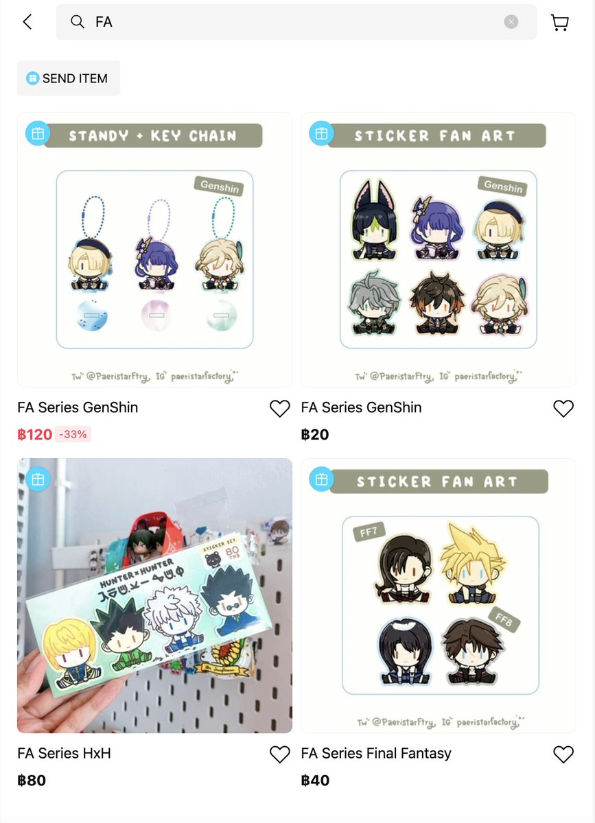 PaeristarFtry's tweet photo. โปร #LINESHOP มาแล้วค่ะ
พร้อมส่วนลด และหมวด FA
(ส่วนลดพิเศษใน Zine นามบัตรเราก็ใช้ได้นะคะ อย่าลืมใส่โค้ด)
โปรนี้ขอตั้งยาวตลอดปี จนกว่าของแถมจะหมด
หมวด FA เป็นแบบเฉพาะกิจ เสริช FA ได้เลยนะคะ
https://t.co/GP5fmGge3p https://t.co/tvn7Z15srw