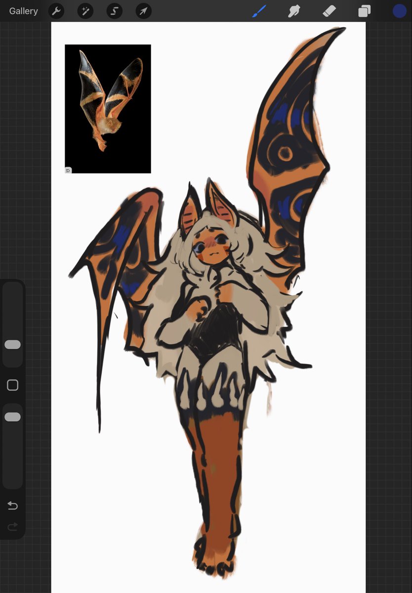 keldel_'s tweet photo. Painted bat 🦇 https://t.co/BJcI7v3s08