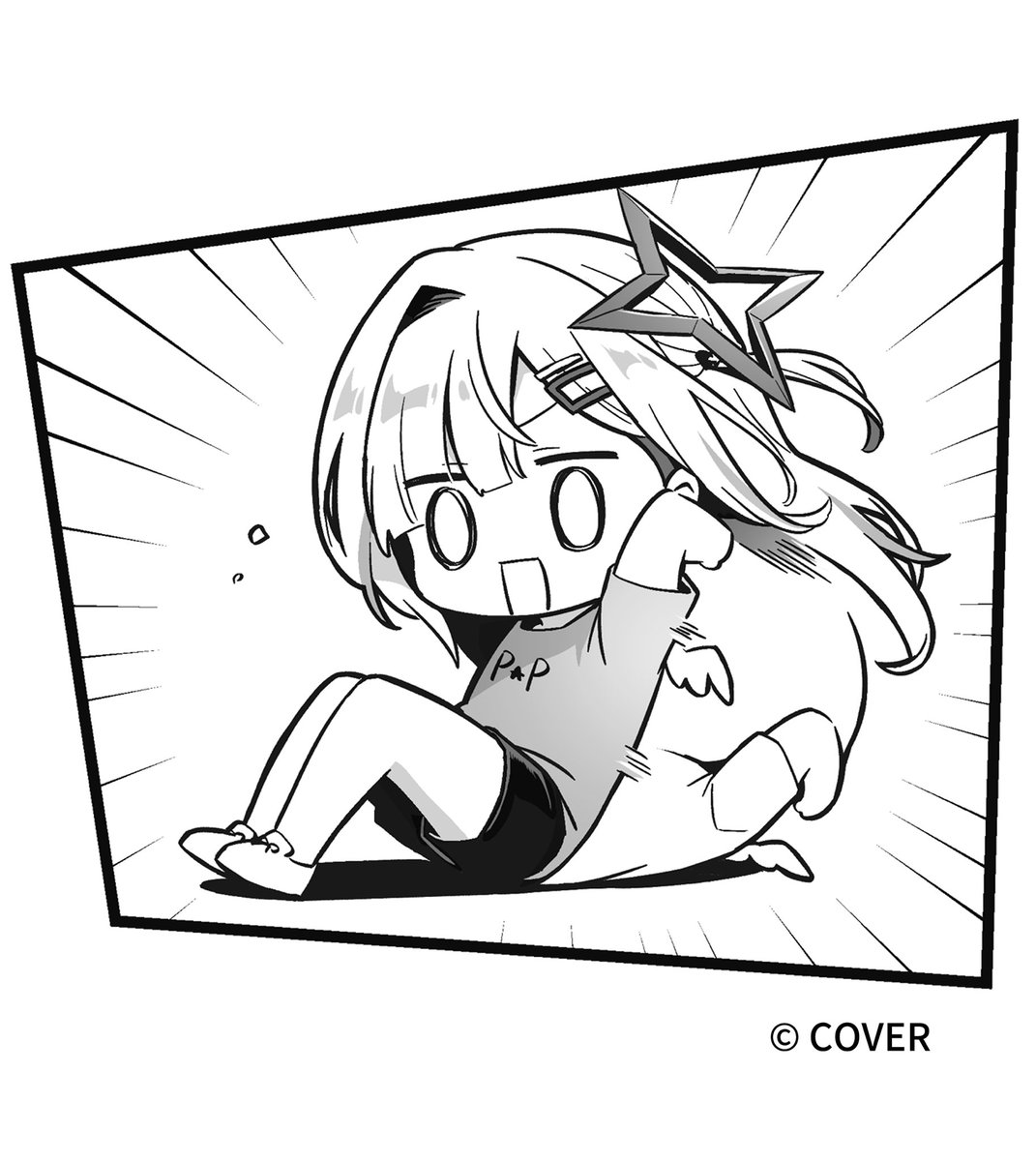 💫ホロライブ 天音かなた様💫
【お願いマッスル MVイラスト④】※未発表

掲載許可頂きました！
続きはまた後日アップします！

#かなたーと