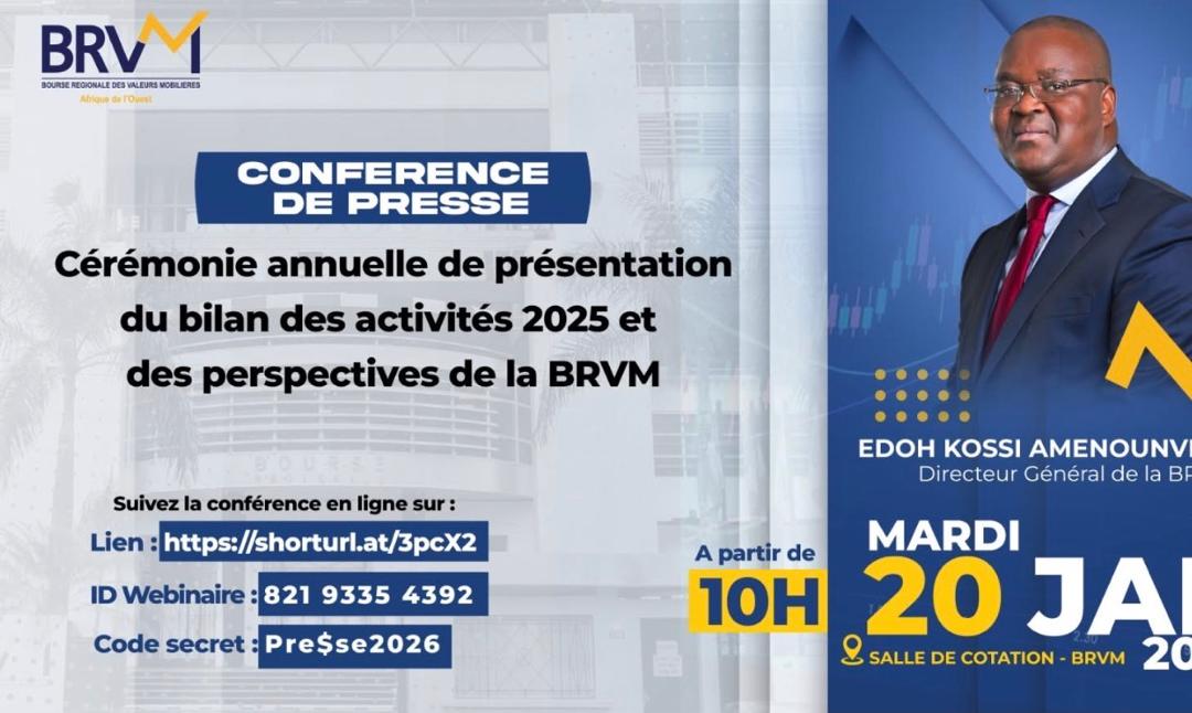 Présentation du bilan des activités 2025 et des perspectives de la BRVM
#sginigerbourseenligne
#sginiger
shorturl.at/3pcX2