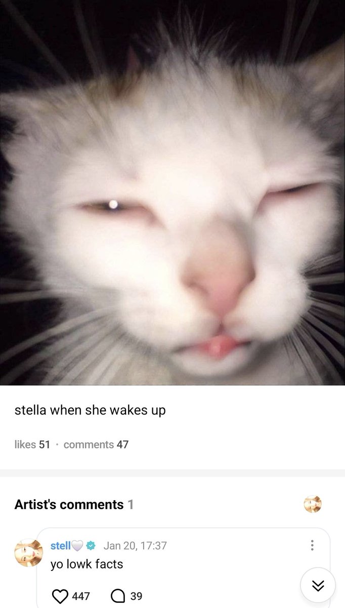 translatingH2H's tweet image. 💬 Weverse Reply 260120 | #STELLA

👤: stella when she wakes up

🧁: yo lowk facts

#하츠투하츠 #Hearts2Hearts