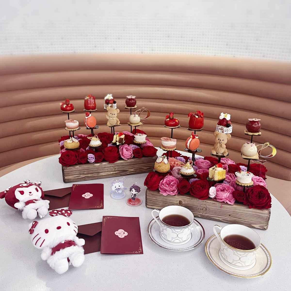 ꒰ ᐡ⸝⸝ʚ̴̶̷̷ · ʚ̴̶̷̷⸝⸝꒱このカフェ可愛すぎた💭❤️