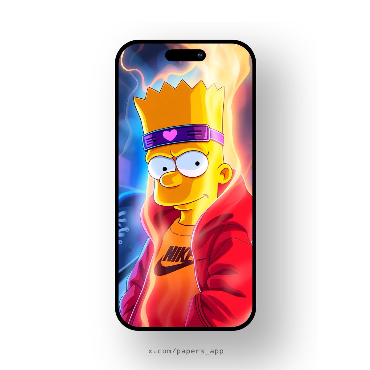 Papers_app's tweet photo. “Simpson swag.” 💛#simpons #Wallpaper https://t.co/3JUWrS7fml