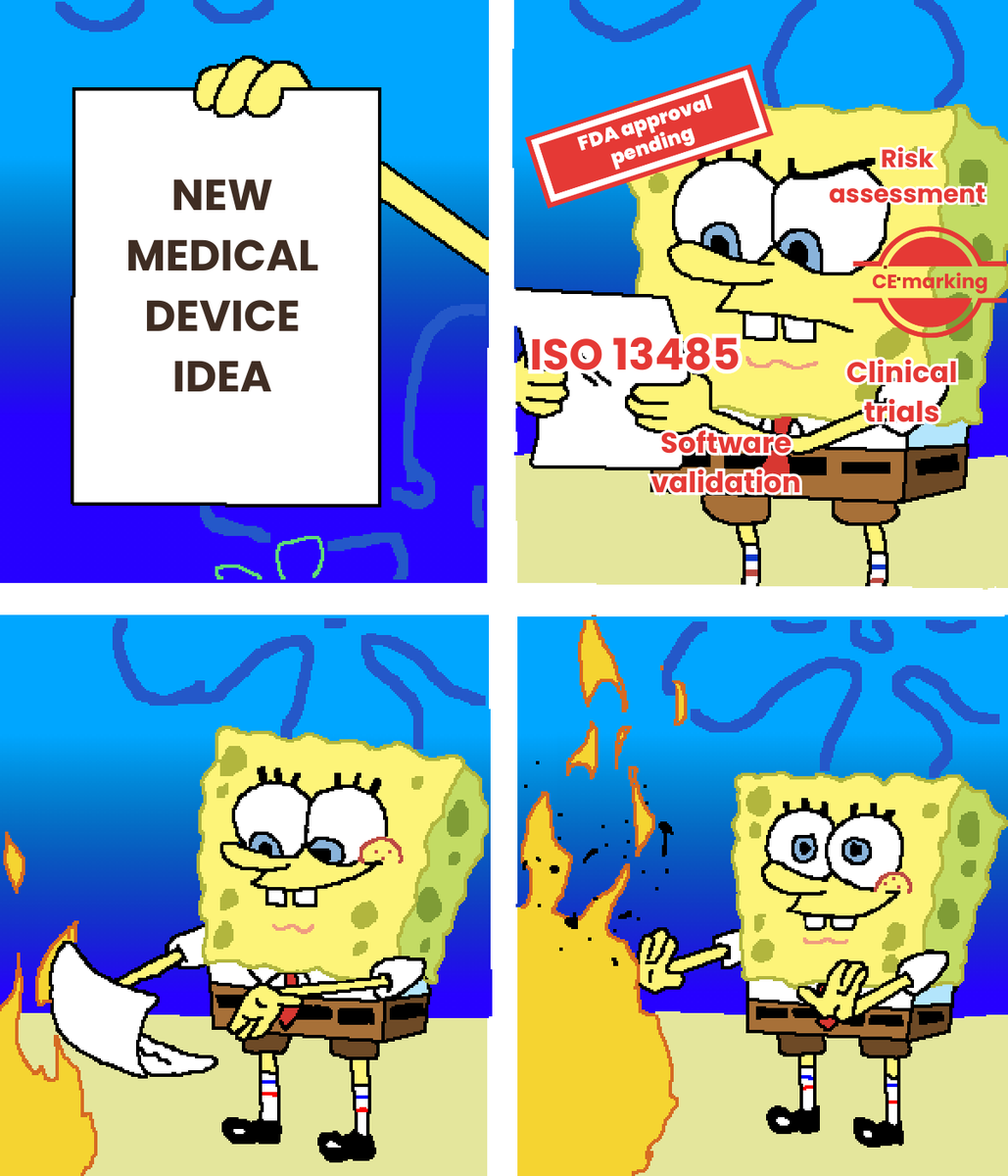 This escalated very quickly 🙃 — Easy Medical Device makes it easier.