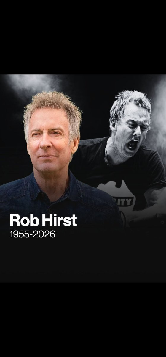 One of the greatest Australian musicians/drummers and will be sorely missed. Very sad! #MidnightOil #RobHirst #Oils