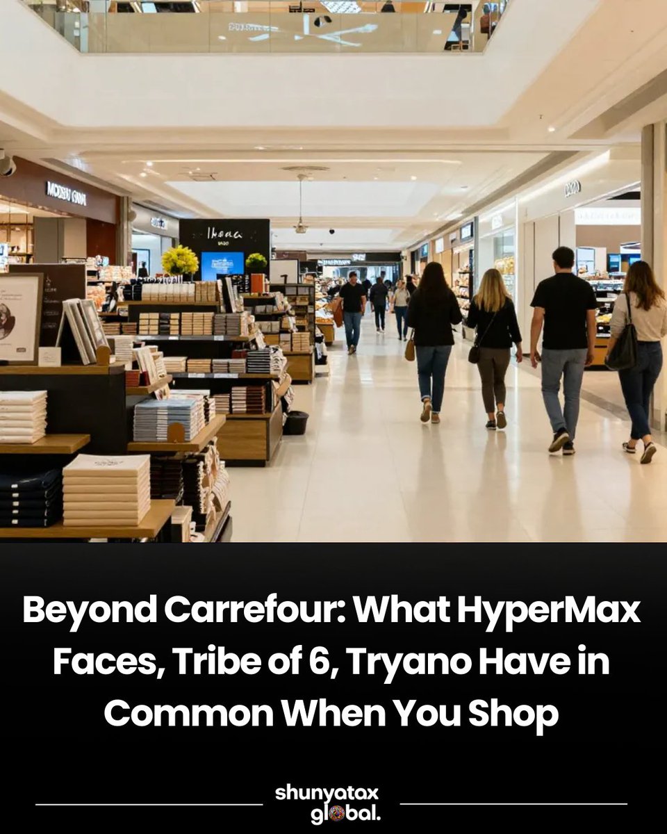 shunyatax's tweet image. GCC retail shifts “beyond Carrefour” as home-grown brands such as HyperMax, Faces, Tryano &amp;amp; Tribe of 6 rise, reflecting local strategy and supply-chain focus. 🛍️📈

👉 Full story:
 shunyatax.in/blogs/news/bey…

#GCCRetail #RetailShift #HyperMax #ShunyataxGlobal