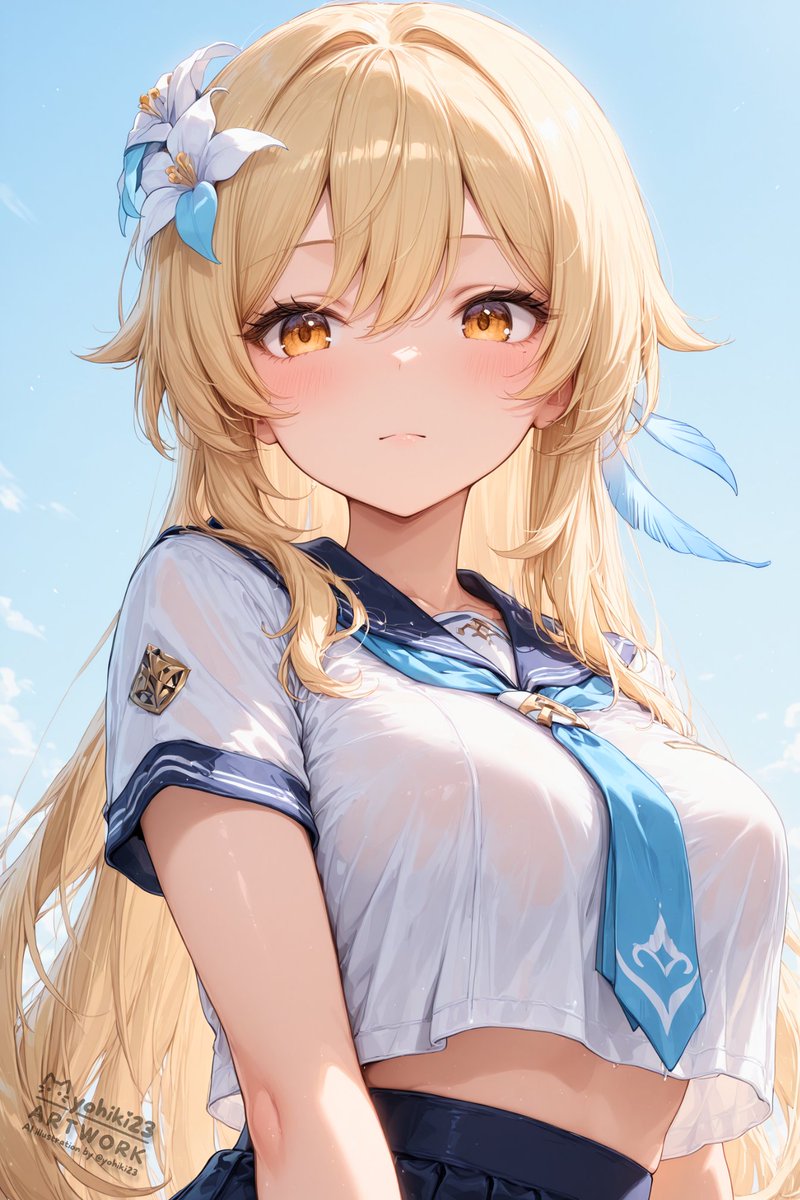 yohimimimi's tweet photo. 蛍 / Lumine (Genshin Impact)  

SFW illustration.

#原神 #GenshinImpact https://t.co/xZtBzLd9XH