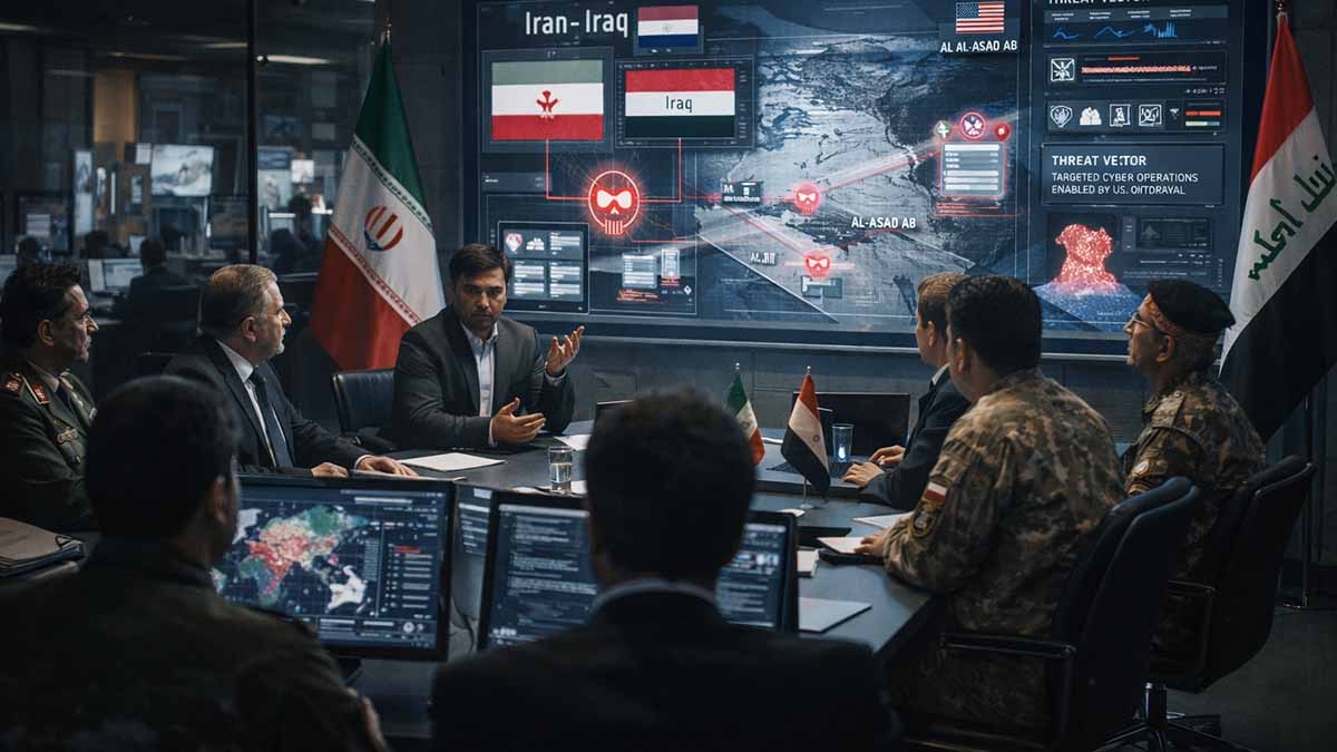 #Iran–#Iraq 2026 Security Pact: Cyber Threat Vector Enabled by U.S. Drawdown from Ain al-Asad debugliesintel.com/iran-iraq-2026… via @debugliesintel #RussiaUkraineConflict #Elon_Musk #Trump #EuropeNews #ElonMusk #IsraelPalestineWar #IranAttack #IranIsrael <a href="/elonmusk/">Elon Musk</a> <a href="/realDonaldTrump/">Donald J. Trump</a> <a href="/Russia/">Russia 🇷🇺</a>