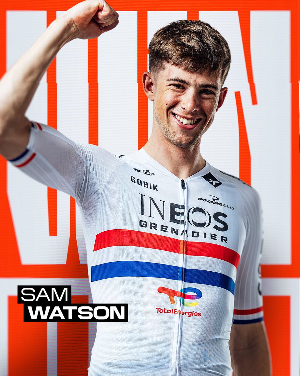 NetcompanyINEOS's tweet photo. WATTS-ON IS BACK! 🔥🔥🔥

@samuel_wats0n STORMS to the prologue win at #TourDownUnder to take the overall lead on the first race day of the season 🤩🤩👊👊 https://t.co/DGZtfPqiZf