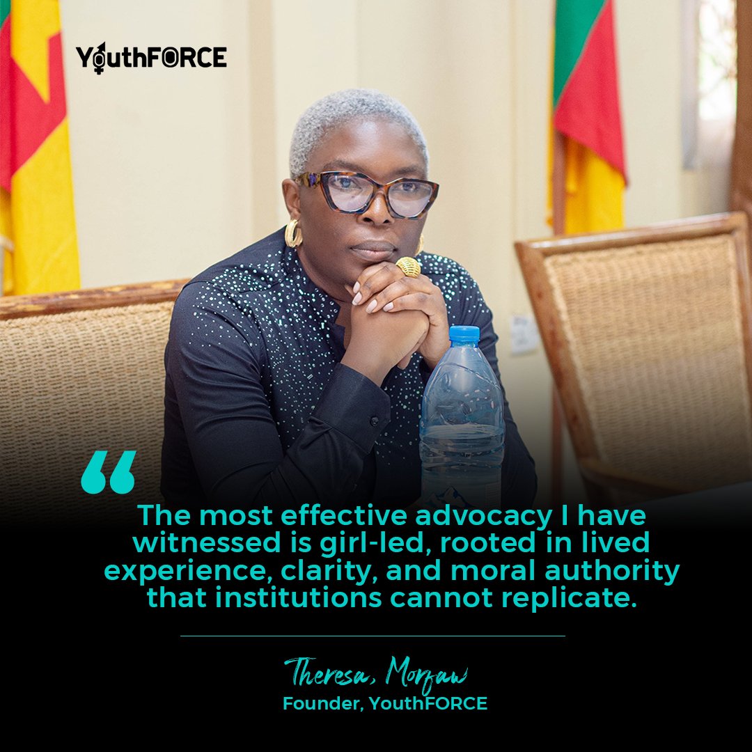 Lasting change for girls doesn’t come from speaking for them, it comes from creating space for them to speak for themselves. 

Girl-led advocacy, rooted in experience and clarity, forces systems to respond. #GirlsLead #YouthPower