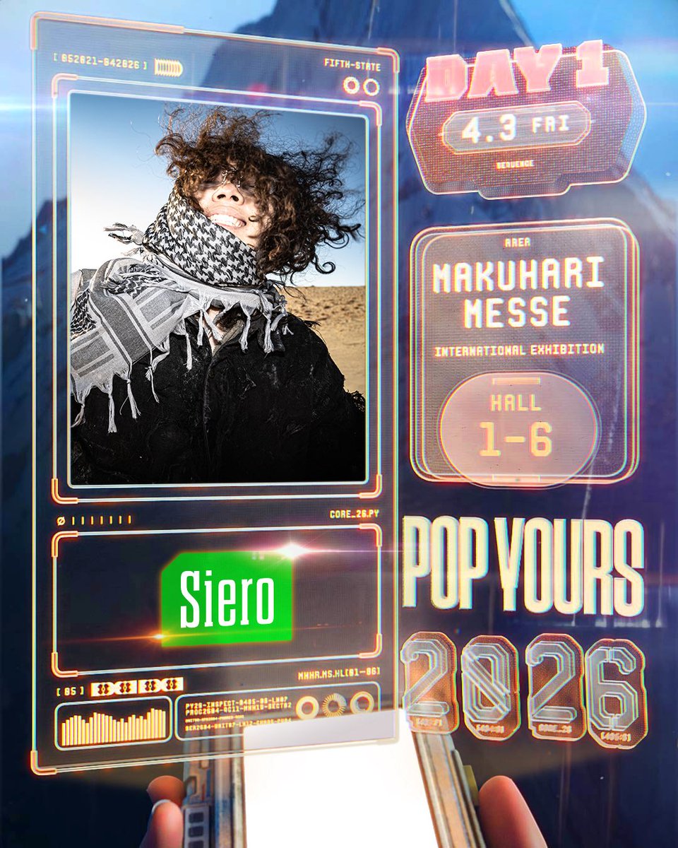 sierothegoat's tweet image. popyours.jp/makuhari2026