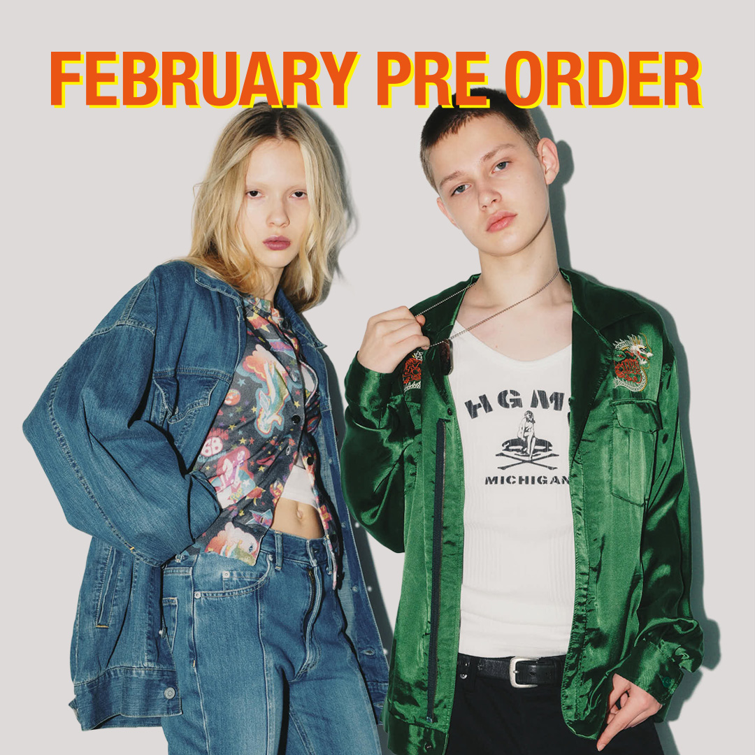 FEBRUARY PRE ORDER ＞ ▽新作商品の先行予約がスタートいたしました