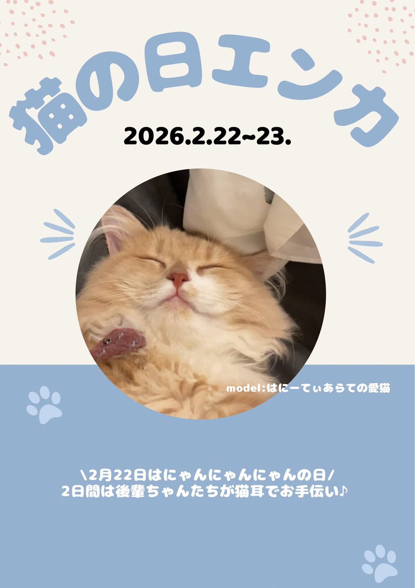 2/22(日).23(月)にゃんにゃんにゃんの日＠エゴイスト | ニュース