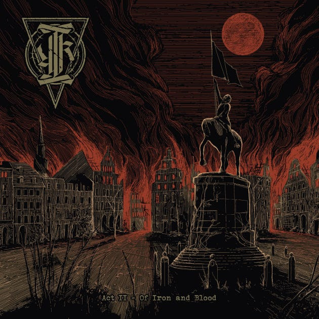 KMANRIFFSMetal's tweet photo. 2⃣0⃣2⃣6⃣: THE UPCOMING TERROR ⚔️
➡️March 6th, 2026⬅️

LÖMSK - Act II - Of Iron and Blood 🇸🇪⚛️

Debut album from Gothenburg, Swedish Black Metal outfit⚛️

YT➡️'Fields of Elysium' https://t.co/qwY12TQYbM⚛️

#Lomsk #ActII #BlackMetal #VendettaRecords #TheUpcomingTerror26 #KMäN https://t.co/MQXH6kvfG3