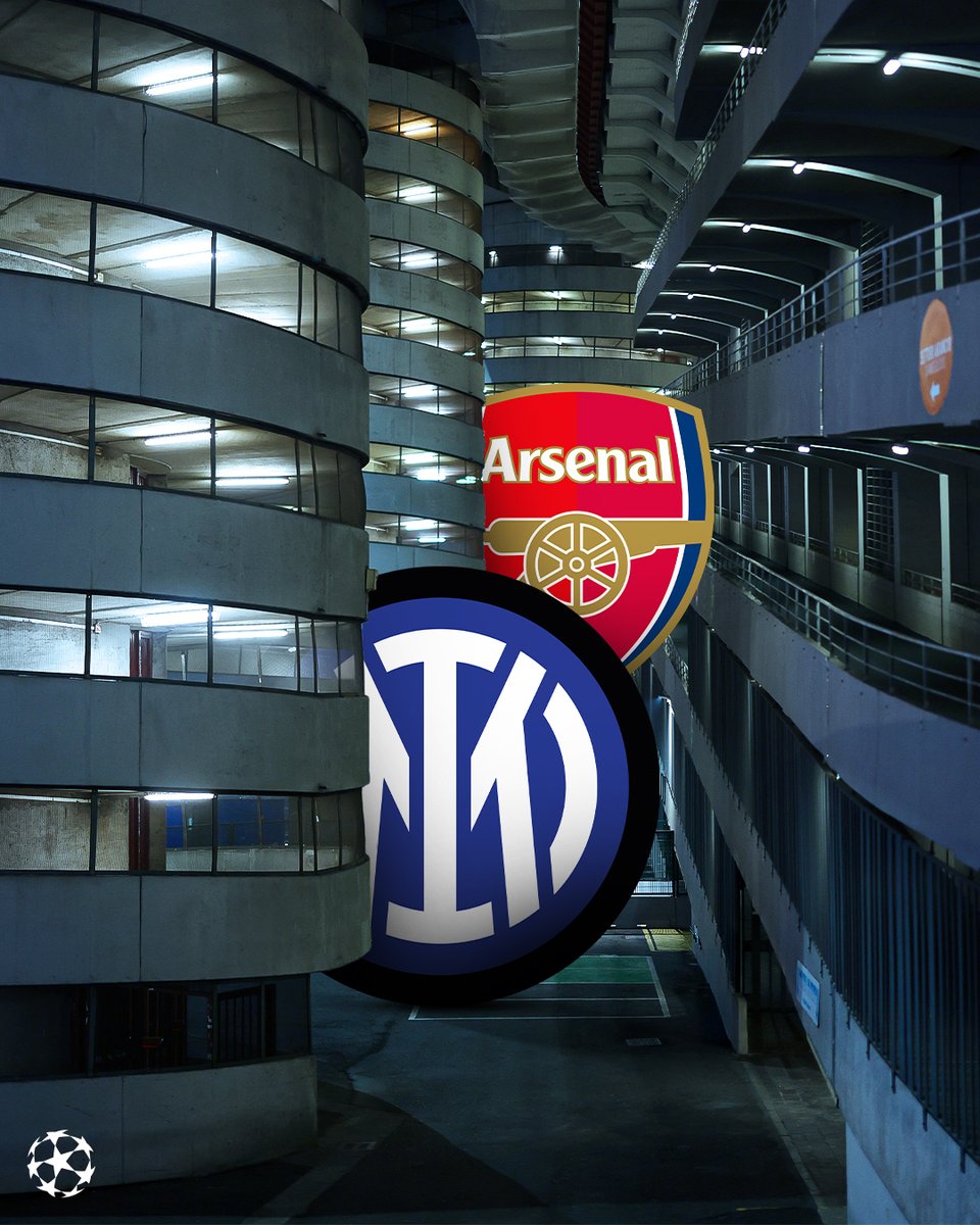 UCL 매치업 강조 이미지(공식 계정 게시 이미지)