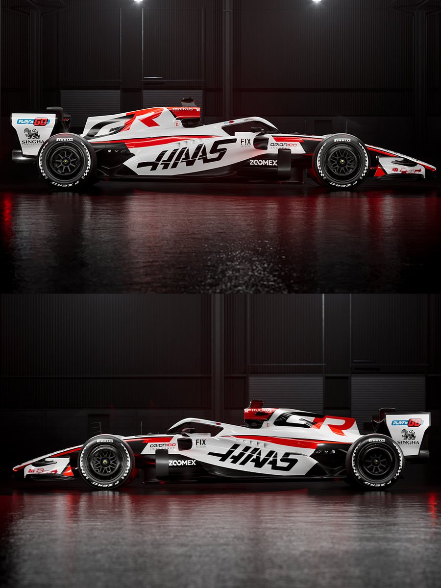 Turning heads even when it’s standing still 🤩

#HaasF1 #F1