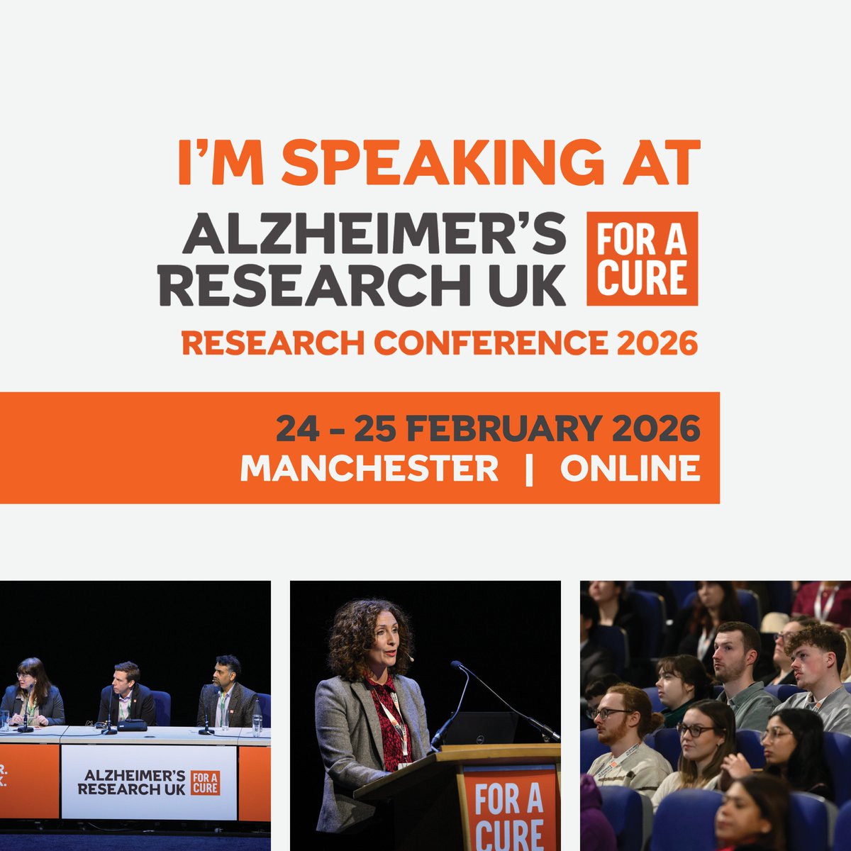 dvauzour's tweet image. I’m speaking at the Alzheimer’s Research UK Conference 2026 on 'How Microbial Metabolites and Polyphenols Shape Cognitive Ageing and Alzheimer’s Risk'  
Will I see you there?
Register here:
Registration information - Alzheimer's Research UK
  #ARUKconf; @ARUKscientist; @UeaMed