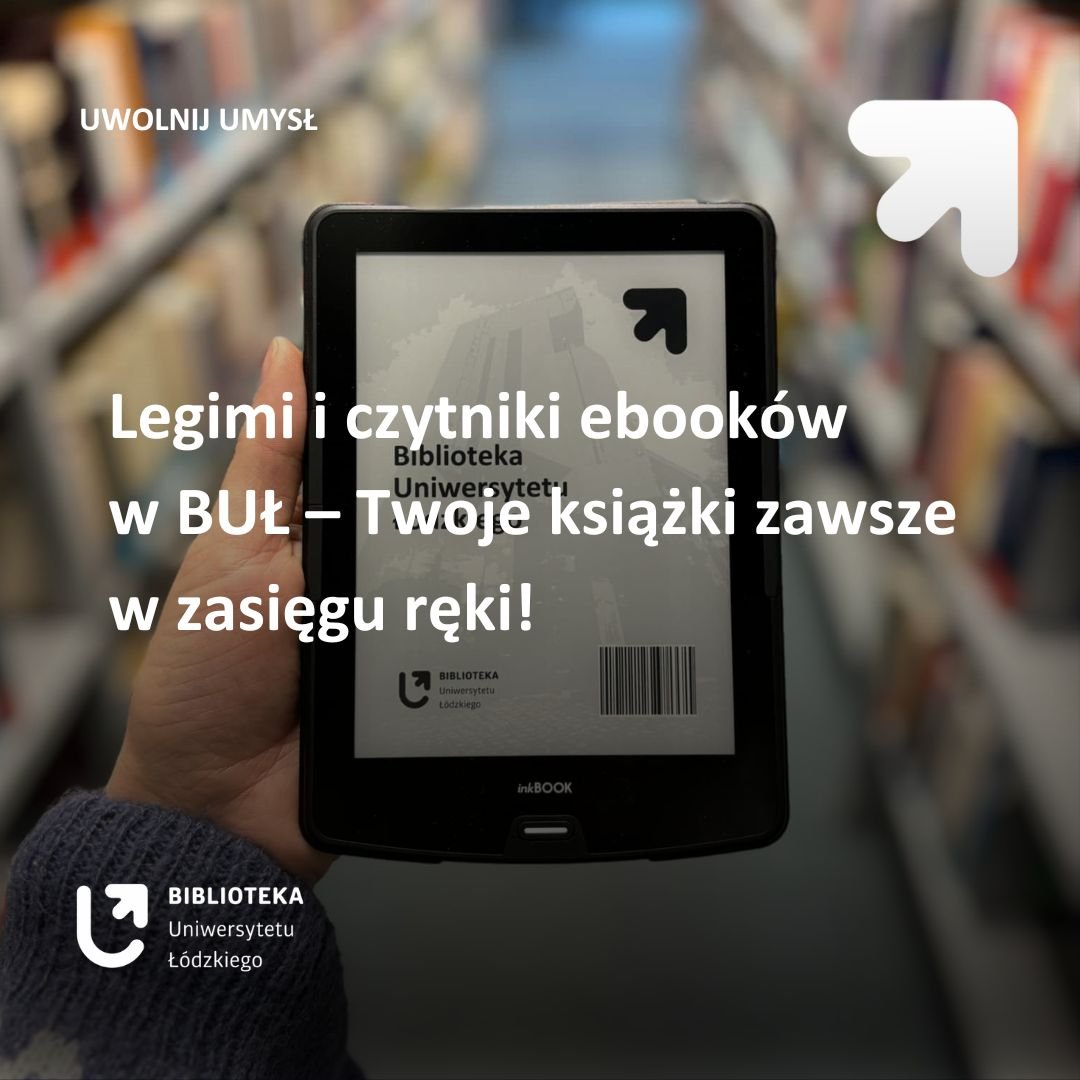 #legimi
BUŁ oferuje bezpłatny dostęp do Legimi📱
To tysiące e-booków i audiobooków bez limitu.
Aby otrzymać 30-dniowy dostęp do platformy, wystarczy wysłać prośbę o przesłanie kodu na legimi@lib.uni.lodz.pl
👉Więcej informacji o Legimi znajdziecie tutaj: lib.uni.lodz.pl/informacje-pra…