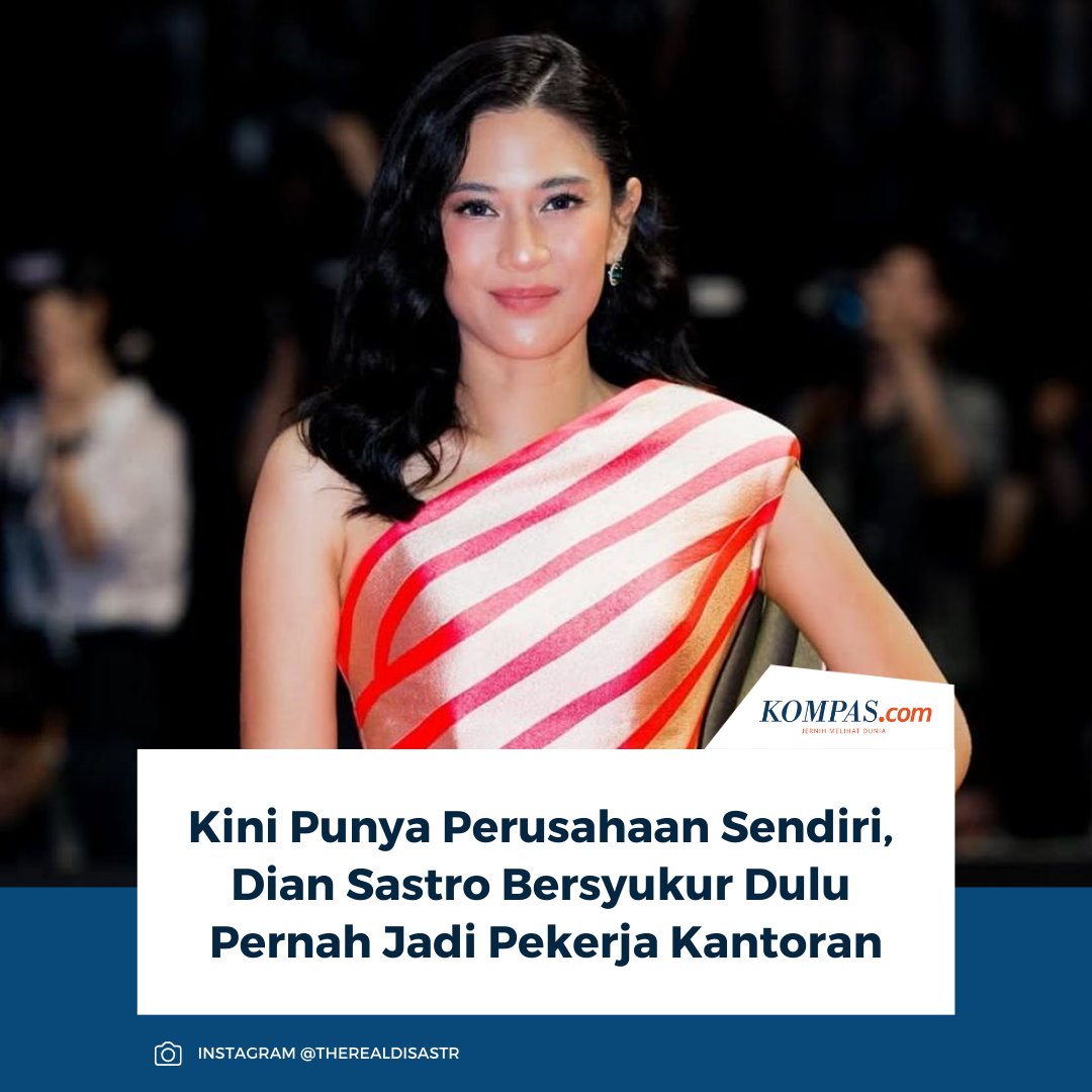 kompascom's tweet image. Enam tahun menghilang dari dunia film dan memutuskan bekerja di kantor, aktris Dian Sastro mendapat banyak pelajaran yang bisa diterapkan ketika dia memutuskan membangun perusahaannya sendiri.

👉🏻Baca selengkapnya kompas.com/hype/read/2026…

~AM #DianSastro #BeaconFilm #Kantor