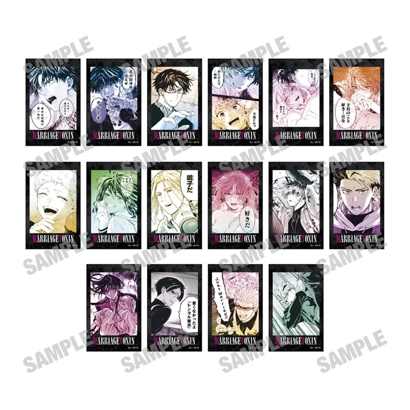 マリッジトキシン ミニフォトカードコレクション 缶バッジコレクション