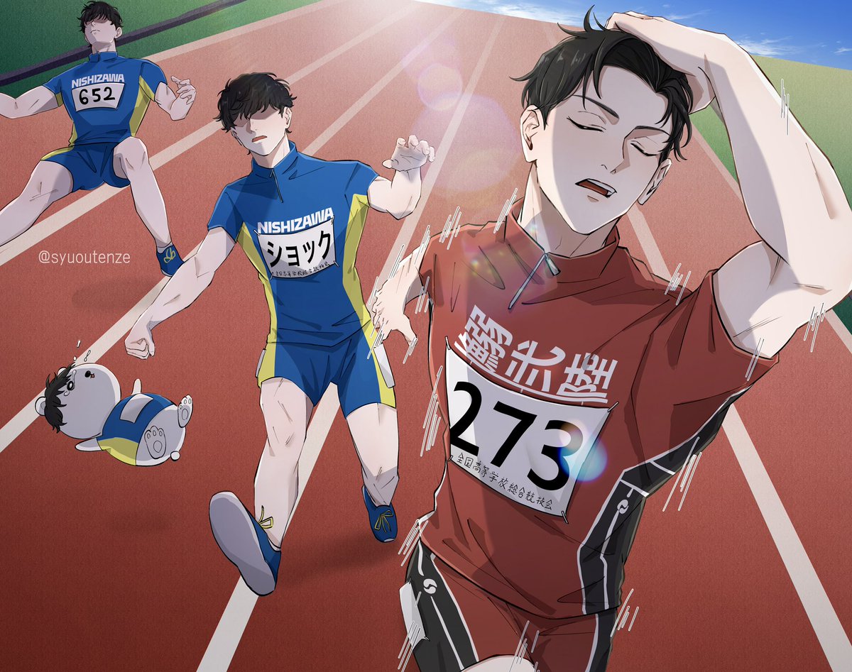 syuoutenze's tweet image. 宮「トガシくん、走り方変わったね」