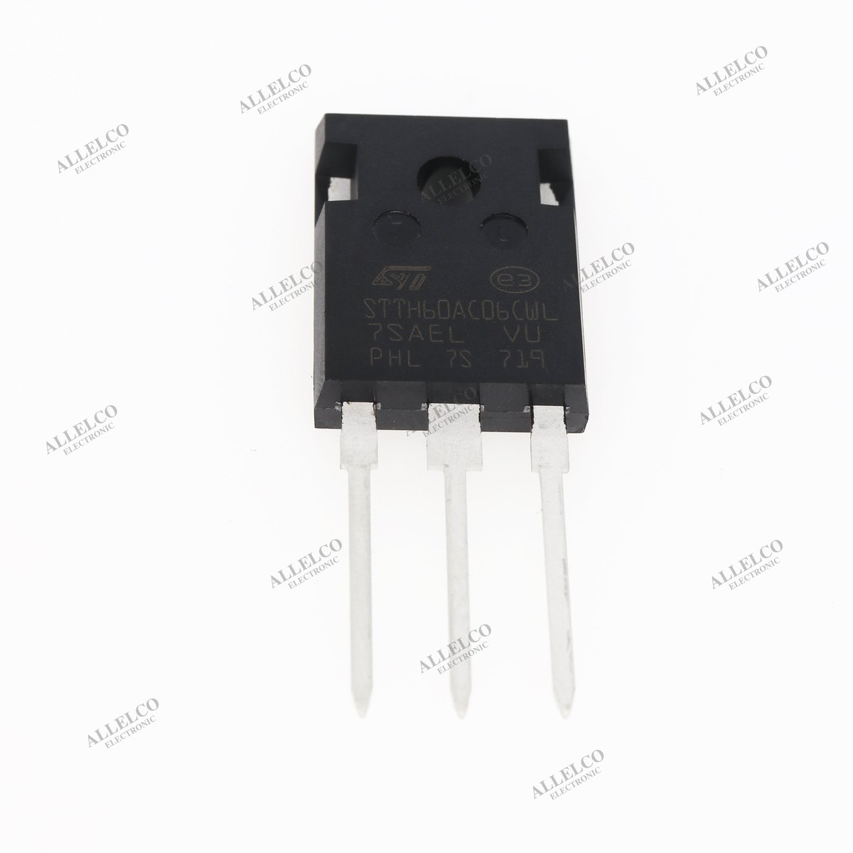 AllelcoElec's tweet photo. The STTH60AC06CWL is a high-voltage, high-current diode array. It integrates two diodes and is optimized for power conversion systems requiring fast recovery, high thermal robustness, and stable operation at elevated junction temperatures. #electronic #Components #Rectifiers https://t.co/upAdgiVPel