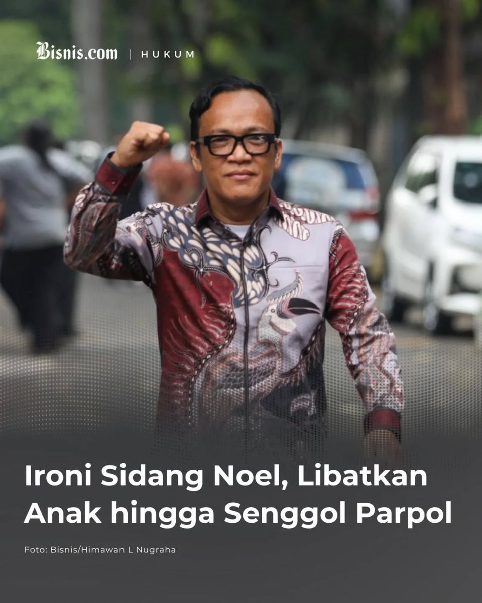 Kesaksian eks Wamenaker Immanuel Ebenezer (Noel) menimbulkan berbagai ironi, seperti adanya keterlibatan partai politik dan ormas, hingga peran anaknya yang jadi perantara uang pemerasan. Kemarin, Senin (19/1), Noel menjalani sidang perdana dakwaan di PN… #noel #ebenezer