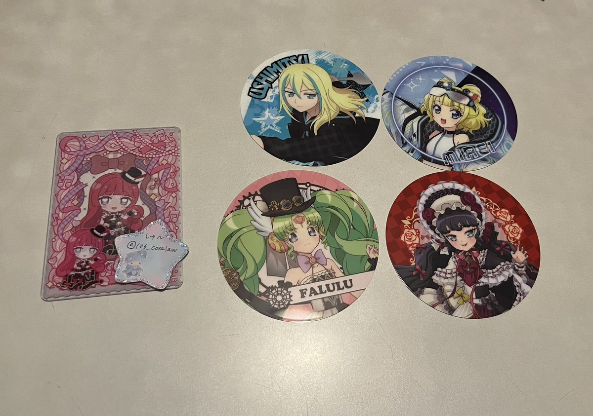 106_coralaw's tweet image. 【交換 】プリパラ アモクレープ アモクレ

♡譲  特典コースター
ウシミツ みれぃ ファルル ガァルル

♡求  同異種そふぃ
(コースター、プリパシャ、クリアカード、プリチケ風カード)

郵送にてお取引📮

検索からでもお気軽にお声掛けください(⁎ᴗ͈ˬᴗ͈⁎)