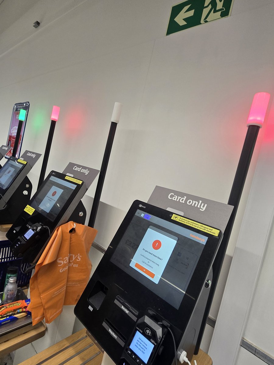 Ok <a href="/sainsburys/">Sainsbury's</a>, since <a href="/marksandspencer/">M&S</a> relinquished their lease, your replacement has been inadequate. Very few staff, seldom a warm welcome and 3 abandoned lots of groceries due to the insufficient time it takes to have a basket verified when 'help is on the way'. Off to <a href="/Tesco/">Tesco</a>