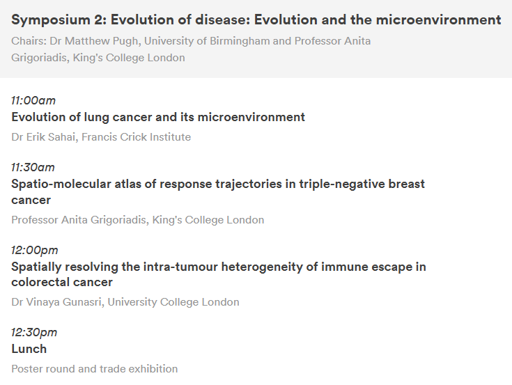 pathsoc's tweet photo. Join us after the break for the second symposium on evolution and the microenvironment

#Pathsoc #PathSocWinterMeeting2026 https://t.co/QWquNUmMdN