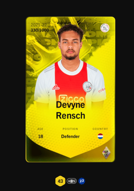 Twiginh0's tweet photo. #Sorare LIMITED Special Edition Rensch GIVEAWAY

I am giving away this very special card to on of my followers!

To enter: Follow , Like, Retweet and comment your sorare username.

I will be giving the card to someone in 72 Hours!!

#soraregiveaway #NFT #sorarefootball #giveaway https://t.co/x5nIYjGMOH