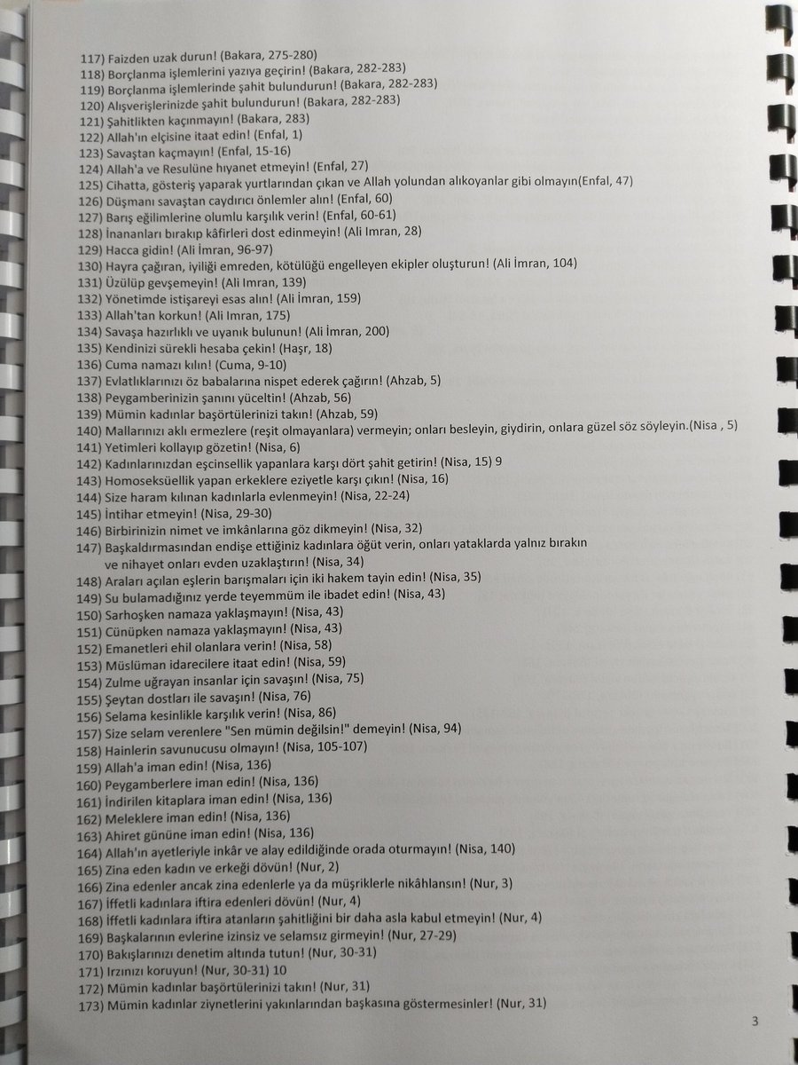 Hasansalih571's tweet photo. Kur'ân-ı Kerîm'deki emirler ve yasaklar.
(Nüzûl sırasına göre) https://t.co/XJdL6vLGkV
