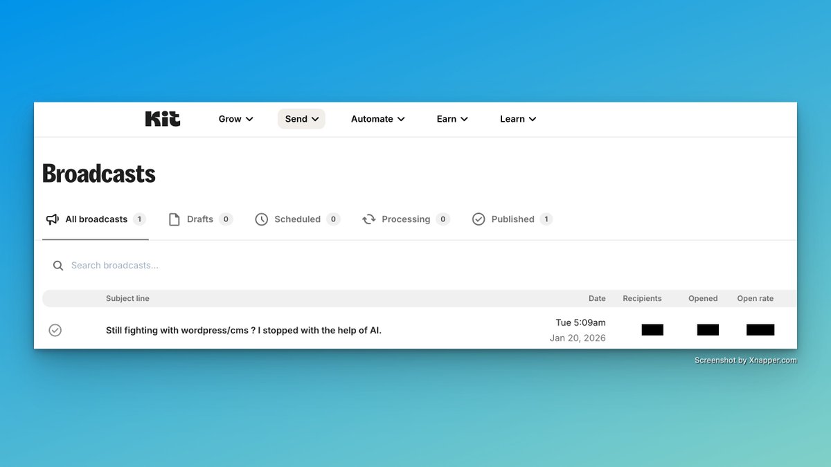 Finally reconnected to my subscribers after 8 years: