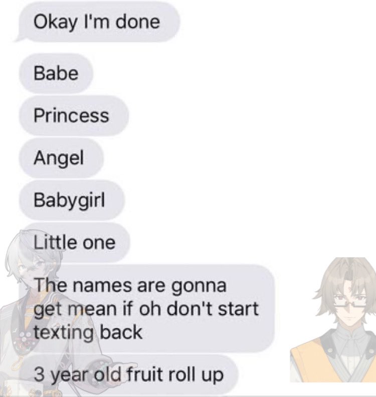 EmbreThe's tweet image. The shiyuanwise dynamic. Honestly you could switch whoever saying this because they are not the best when it comes to pet names. It’s why they only stick to dear or honey if they use them which is rare lol