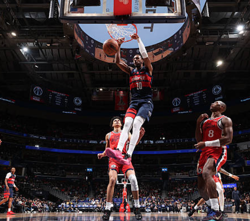 With 28-pts today vs LAC, Alex Sarr became the 6th former NBL Next Stars player to record 100 games in the NBA.

Points scored in first 100 NBA games.

1773 - LaMelo Ball
1438  - Alex Sarr
1420  - Josh Giddey
 706  - RJ Hampton
 433  - Ousmane Dieng
 319  - Rayan Rupert

#NBL26