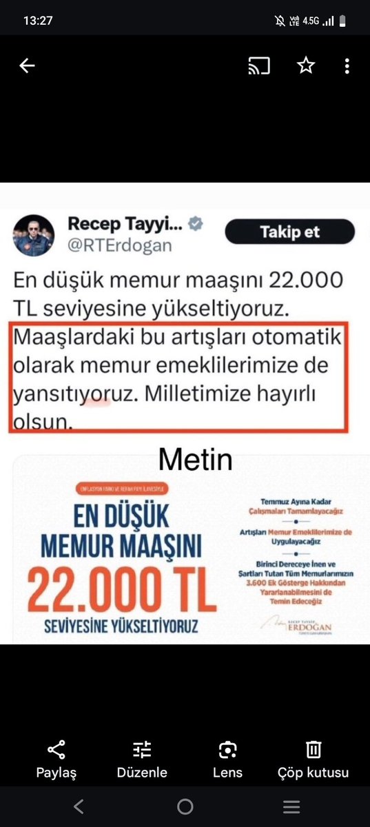 <a href="/Handan122/">Nazlım</a> <a href="/Pusat59408574/">Pusat</a> <a href="/ssedakayaosen/">Seda Kâya Ösen</a> İntikam alır gibi,ceza verir gibi! 
Gerçekten böyle de biz mi görmüyoruz acaba?
#MemurEmeklisineAdalet
 Sağlanmıyor!
Cumhurun başı sözünü tutmazmı?
Pekalâ da iktidar ortağısınız
<a href="/MHP_Bilgi/">MHP</a> 
"Karakolda doğru söyler, mahkemede şaşar" misali kürsüde "Hak ver, in aşağı, "red" ver!