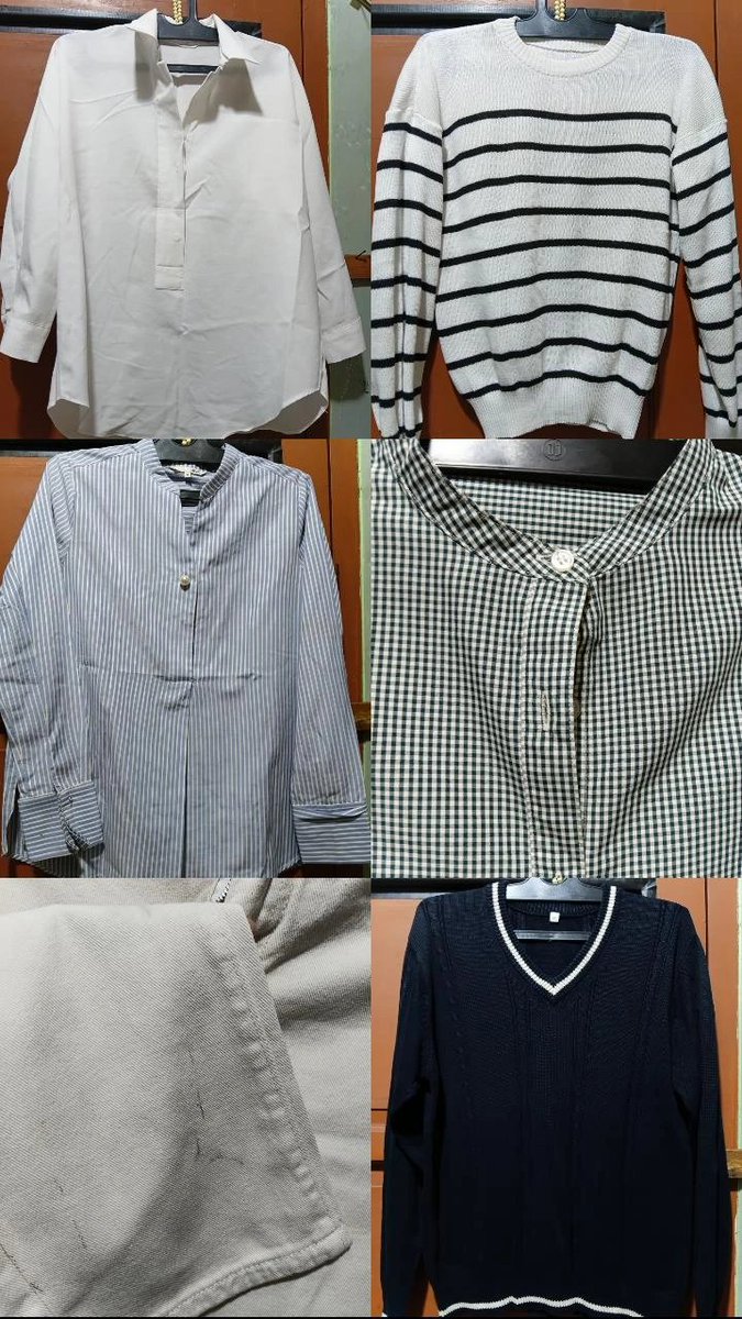 tlropis's tweet image. Wts pre🤍 ada kemeja, blouse, knit, cardigan, jenas, loose pants dan lain-lain start 35k aja. Bisa 🍊 ya
📍Jakarta Barat