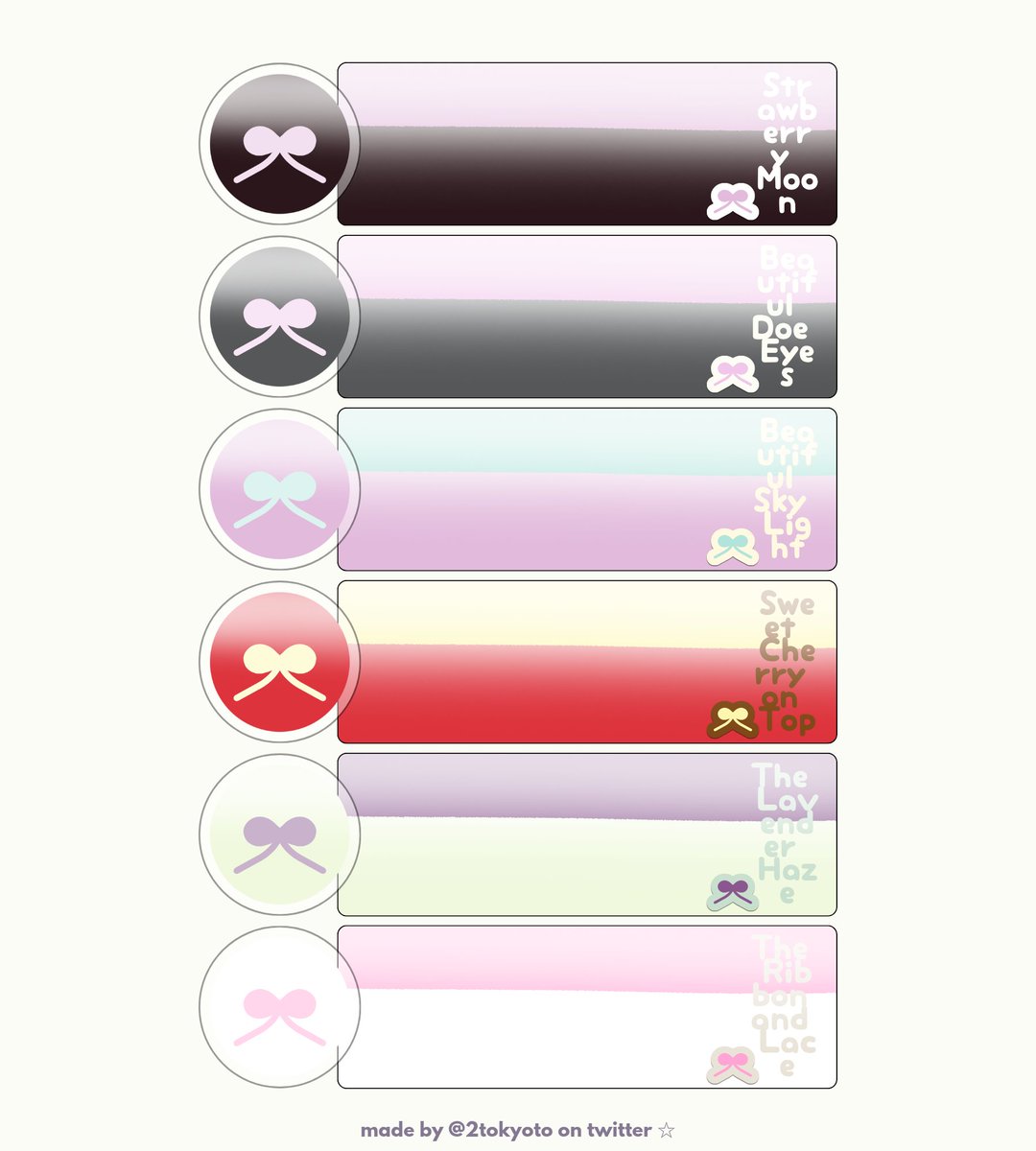 2tokyoto's tweet image. help repost, terima kasih baanyak!

halo 2tokyoto ada 12 layout ready stock plain warna-warni ribbon dengan text hanya 2000/ea-nya. yang mauu atau berminat bisa ditake sekarang ke DM yaa!

#zonauang #zonajajan