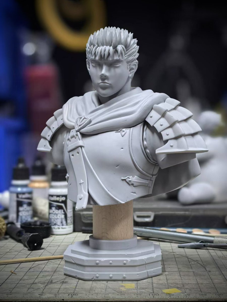 ワンダーフェスティバル2026冬にて #ベルセルク からガッツ胸像（鷹の