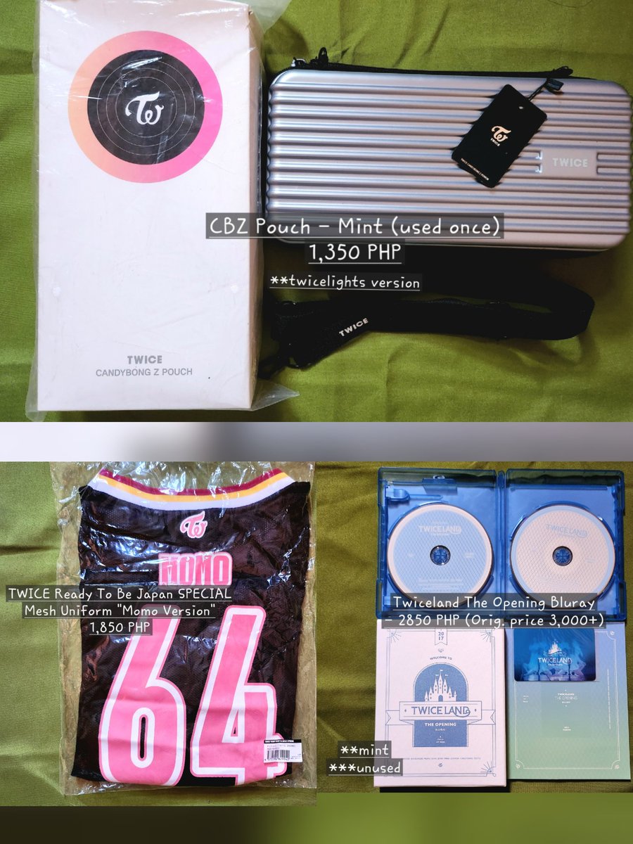 _mochinepeach's tweet photo. WTS | LFB | PH 💕 
 ╰ sparks twice photocards &amp; stuffs✨️ 

☆ onhand • see photos for prices
╰ payo | 2-week res.
╰ J&amp;T, GGX, SDD (Cavite)
╰ negotiable + discount for bulk

🍭#twice #트와이스 #nayeon #jeongyeon #momo #sana #jihyo #mina #dahyun #chaeyoung #tzuyu @JYPETWICE https://t.co/765uExD7q4