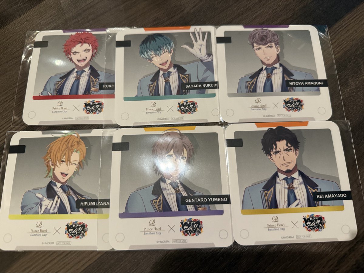 ヒプノシスマイク ヒプマイ 一郎 左馬刻 サンシャイン ホテル 特典 コースター ヒプノシスマイク ヒプマイ 一郎 左馬刻 サンシャイン ホテル 特典