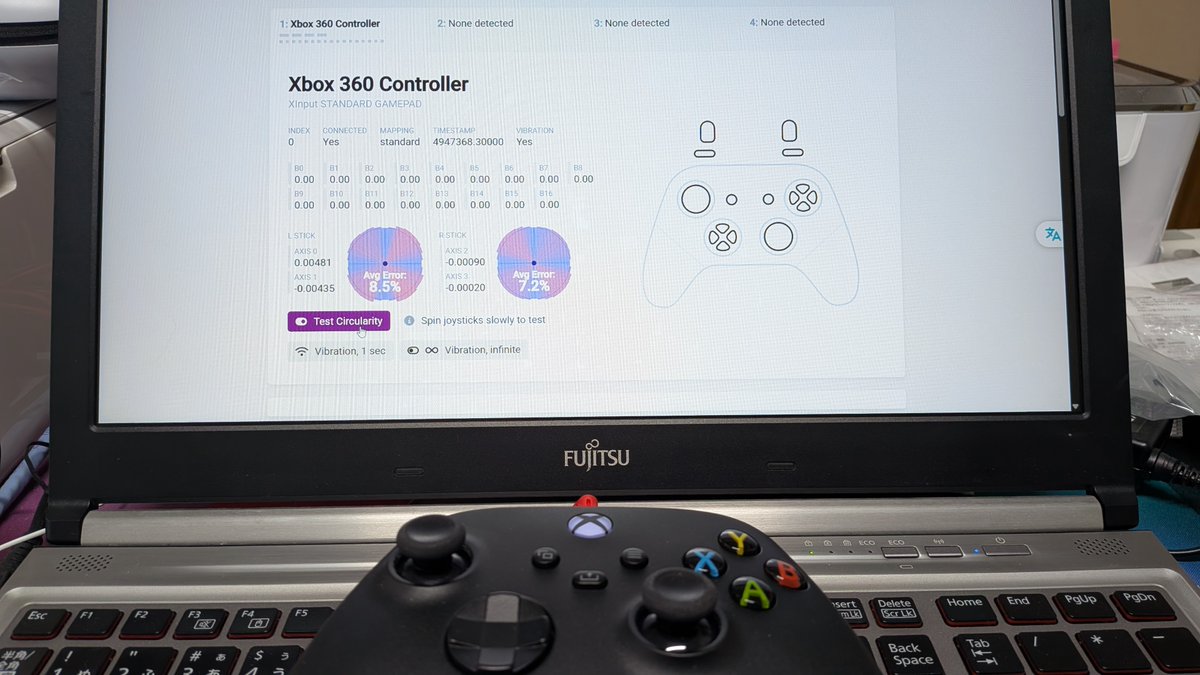 fixgameofficial's tweet photo. Xbox コントローラー（1914）の右アナログスティックをTMRスティックに交換しました。

#xbox #TMR #修理 #交換 #1914 #ドリフト https://t.co/ERQWt5YfaS