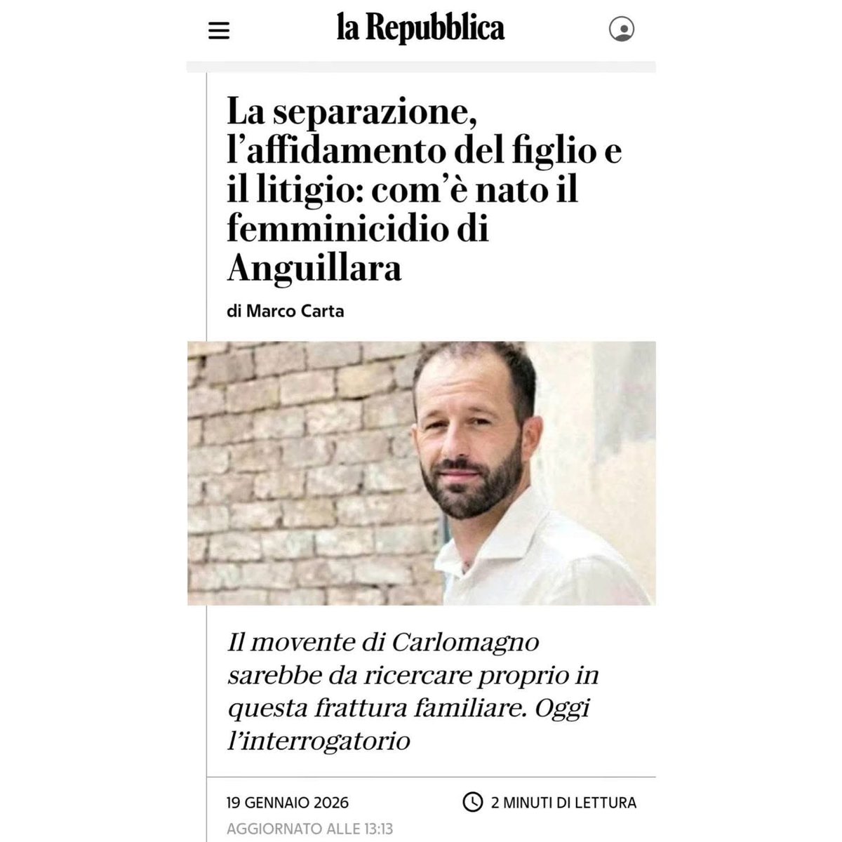 Cari colleghi di Repubblica, questo titolo non e’ un titolo. Sul serio pensate che la notizia di un femminicidio possa essere raccontata così? Qual è il messaggio alle donne? Ma soprattutto, qual è il messaggio agli uomini? Ve lo siete chiesto? 

Temo di no.

#FedericaTorzullo