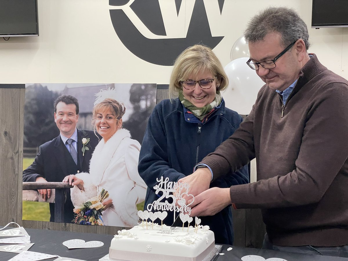 Auctionwint's tweet image. Congratulations on 25 wonderful years together Richard &amp;amp; Janet 💒

Celebrating your silver wedding anniversary 💍

#silverwedding #lichfield #25thanniversary